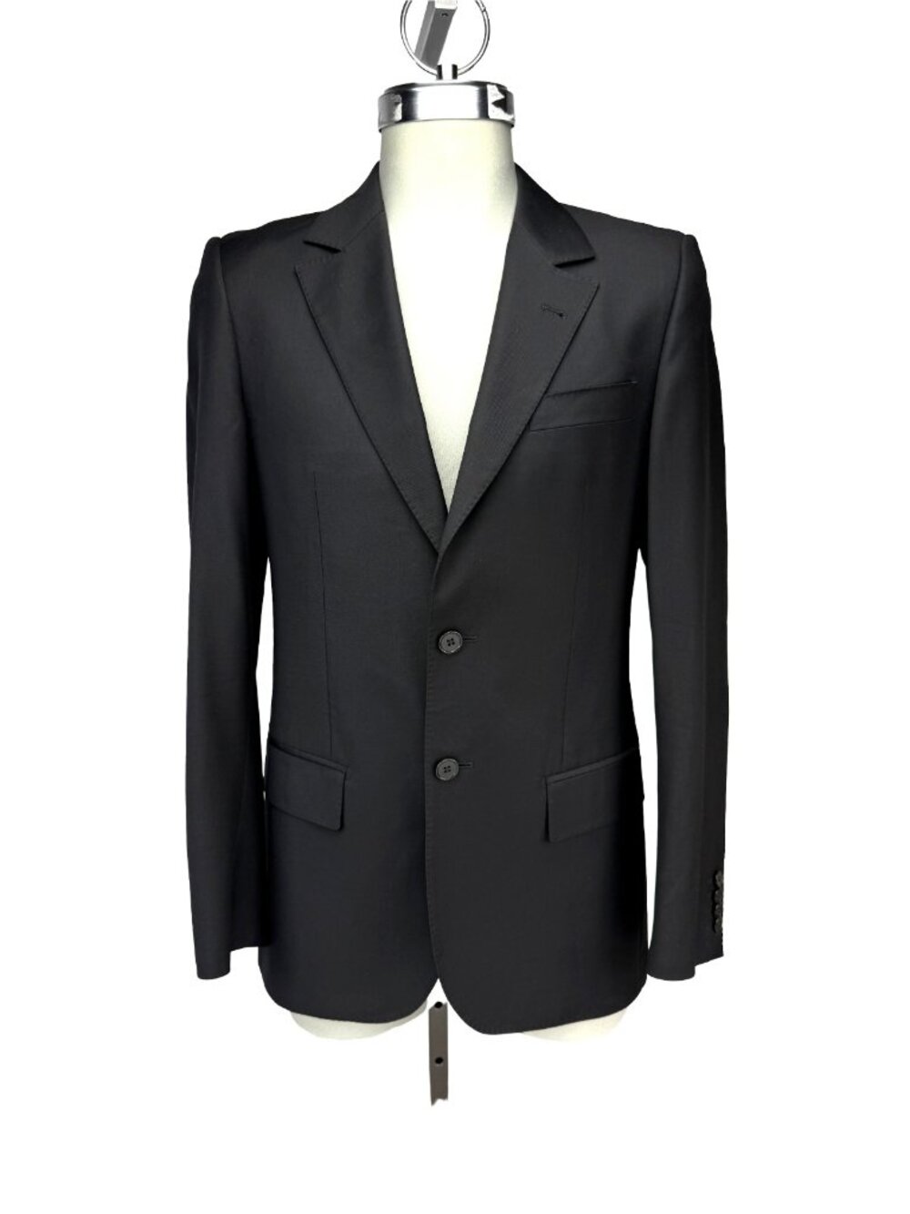 LORO PIANA Super 130's Tasmanian Black Wool Blazer Size 36R